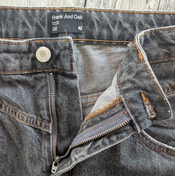 Frank and Oak Linda Balloon Fit Medium Grey Jeans Women's 28 - Picture 6 of 10